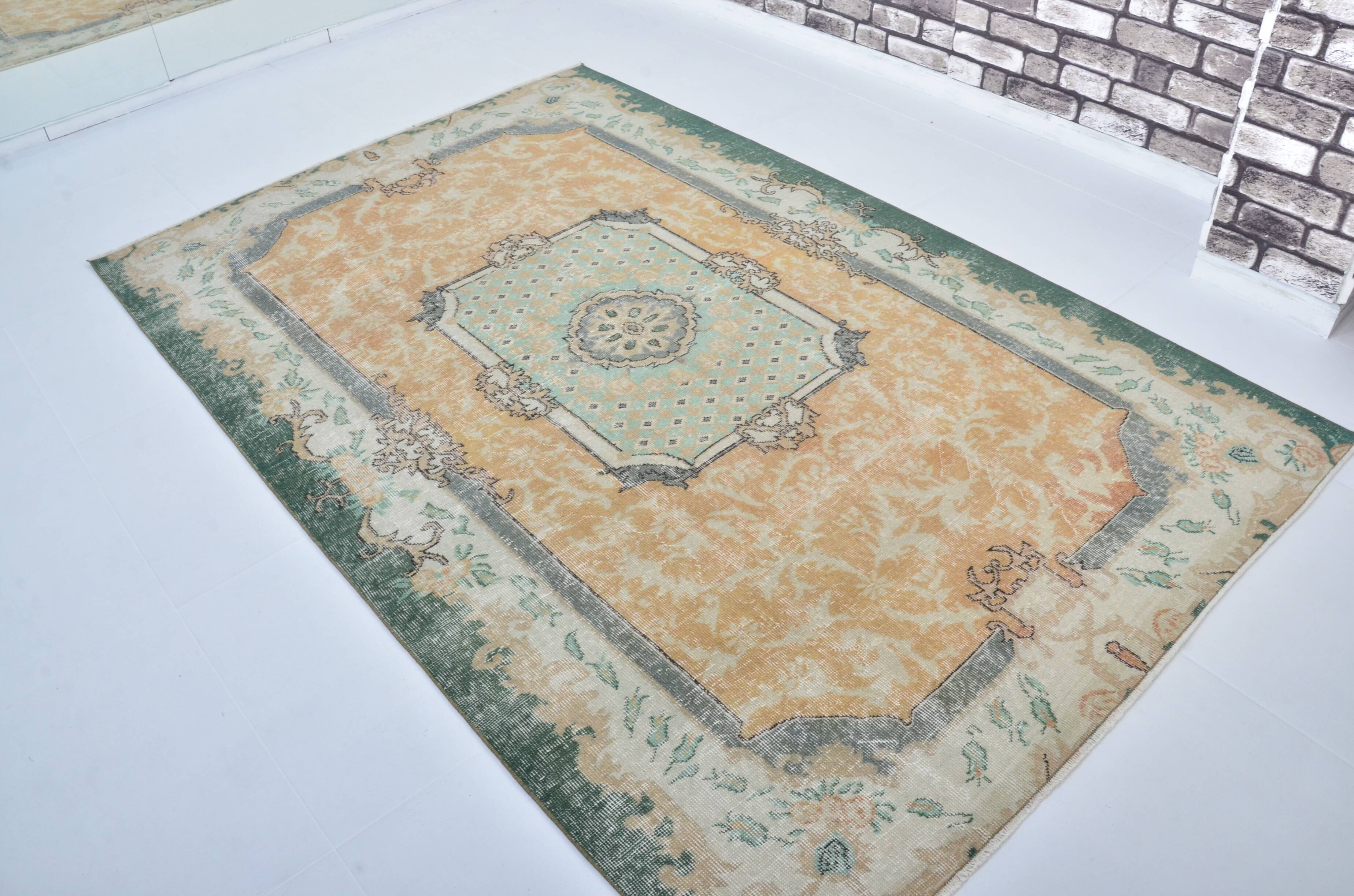 Oushak Turkish Vintage Rug sku 3244