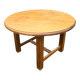 Table ronde chêne massif