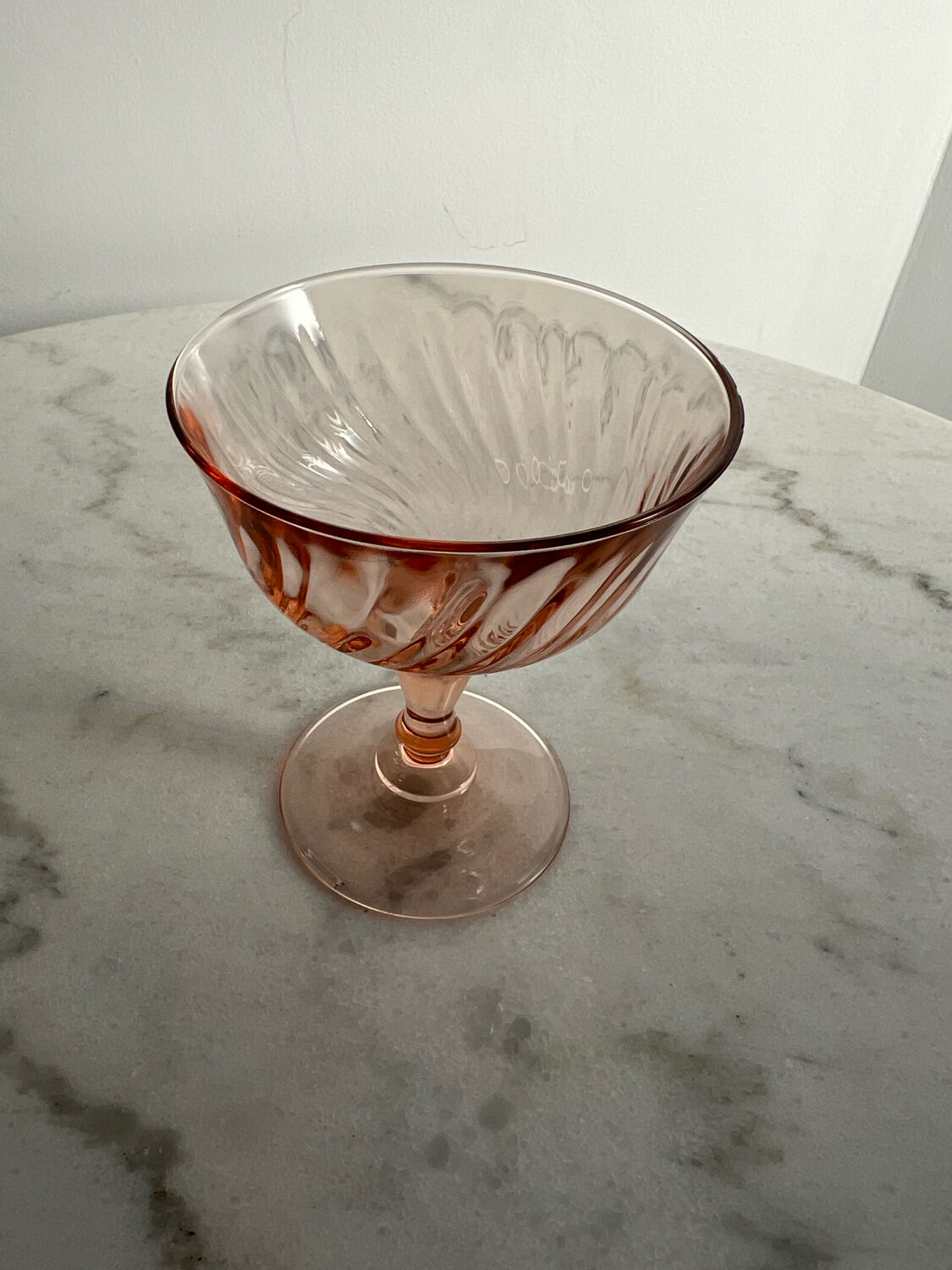 Rosaline stem glass
