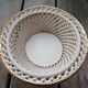 Braided ceramic basket