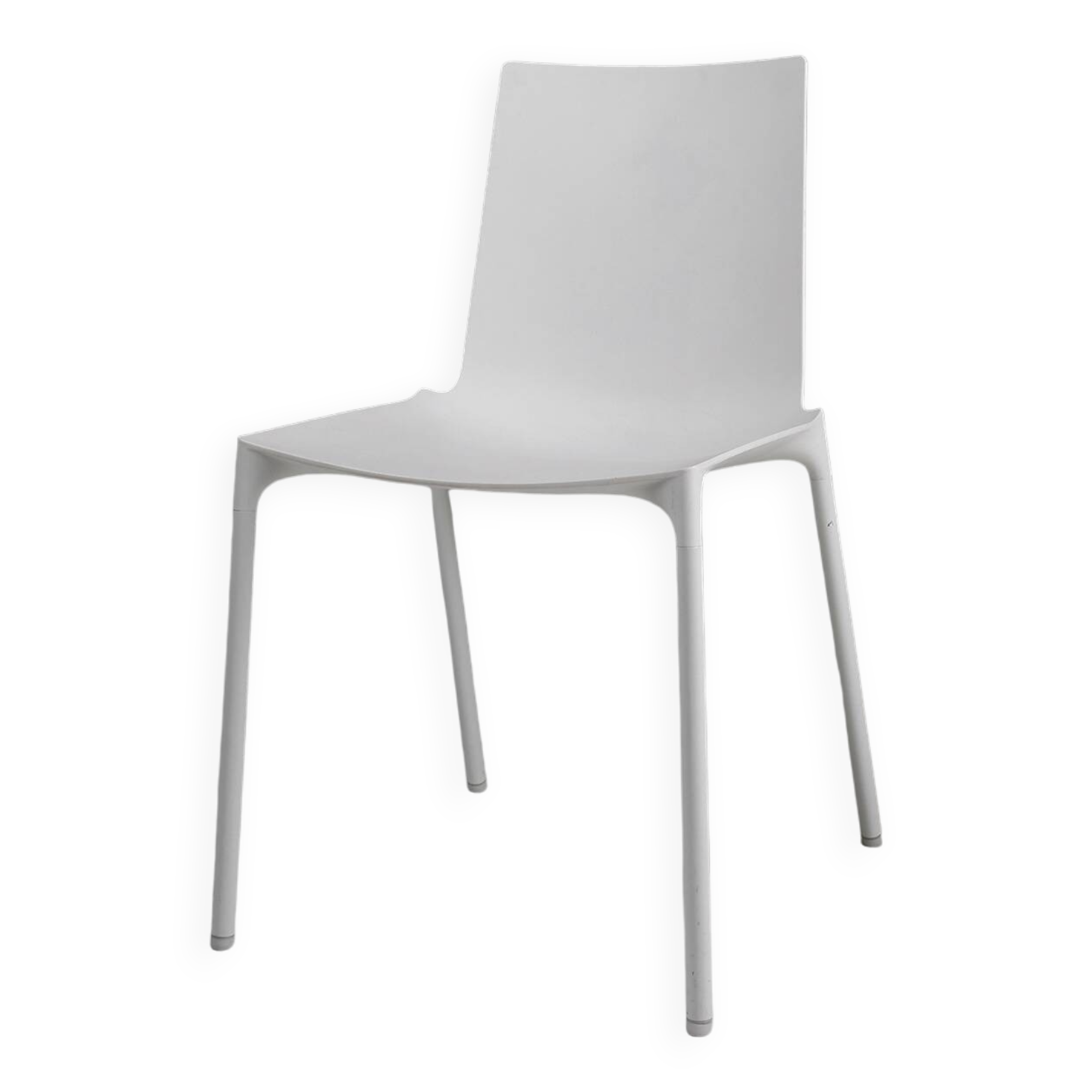 21th Century elegant white design chair, Belgium