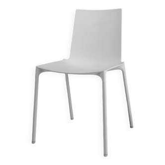 21th Century elegant white design chair, Belgium