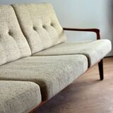 Vintage 80s Scandinavian sofa – D-BED convertible into a bed