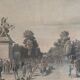 View of Paris engraving