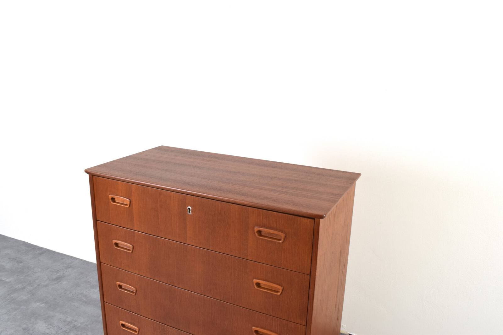 Mid-Century Danish Teak Chest of Drawers, 1960s.