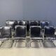 Set of 8 Calla chairs by Antonio Ari Colombo dining chairs, 1970s
