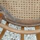 Pair of chairs bistrot tanned j & j khon curved wood