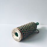 Decorative bottle with wicker
