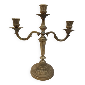 19th century bronze candlestick