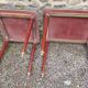 2 antique rosewood nesting tables
