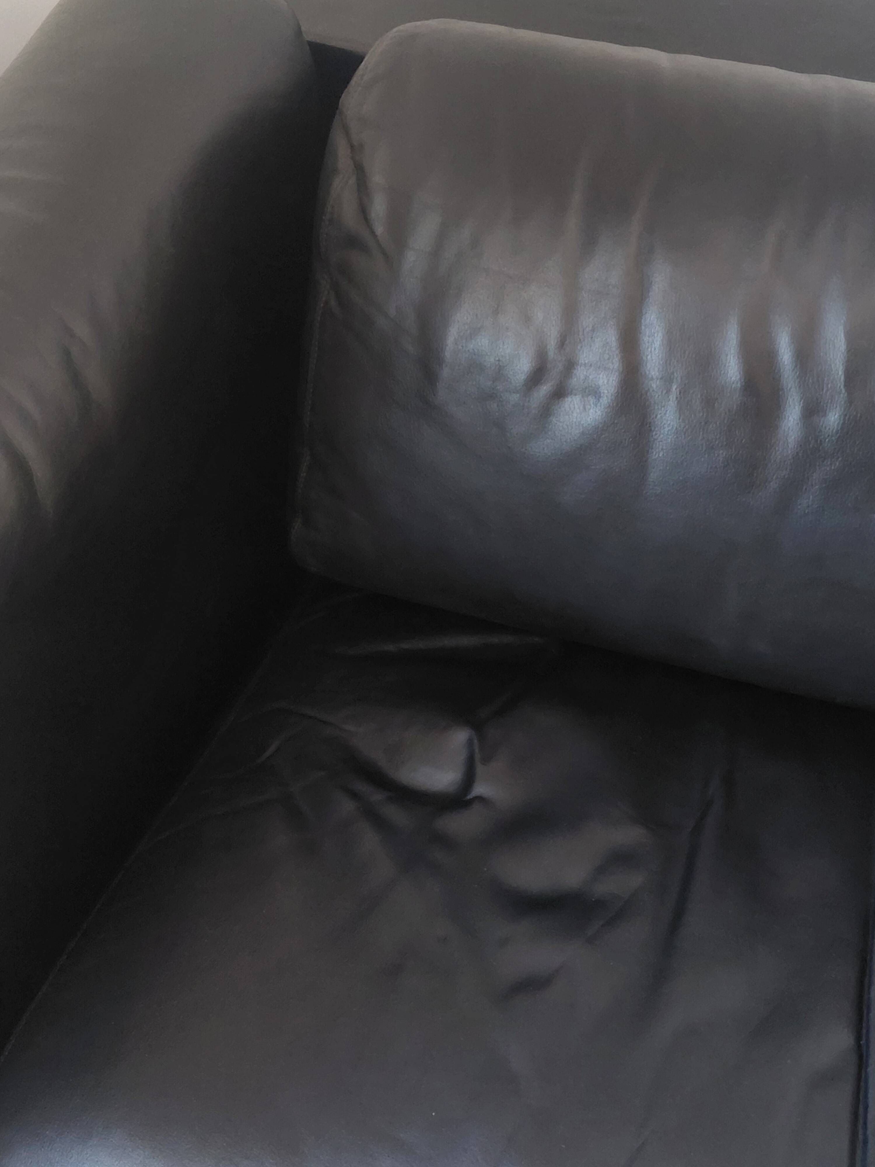 Cini Boeri - Gradual Lounge Sofa Black Leather Knoll/Gavina