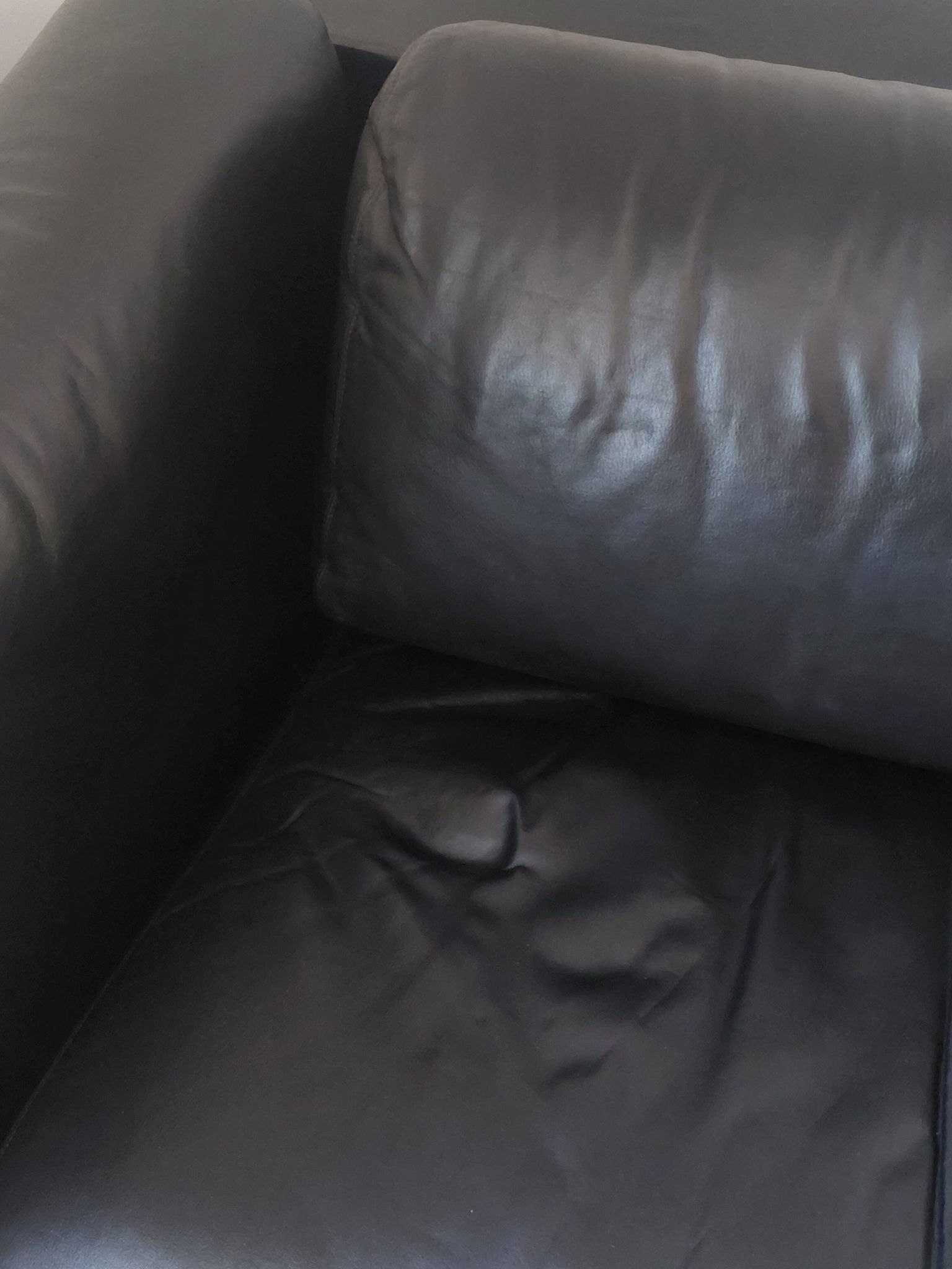 Cini Boeri - Gradual Lounge Sofa Black Leather Knoll/Gavina