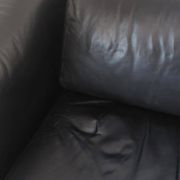 Cini Boeri - Gradual Lounge Sofa Black Leather Knoll/Gavina