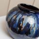 Danish vintage ceramic vase - by Hildegon Als - blue-brown glaze - Mid-Century design from the 1960s