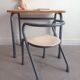 Bureau d'écolier et sa chaise Hitier
