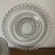 6 glass dessert plates