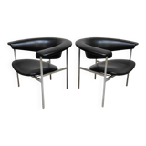 Dutch vintage design Meander Gamma lounge chairs Rudolf Wolf, Gaasbeek & Van Tiel