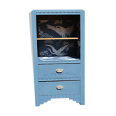 Art deco top buffet renovated blue