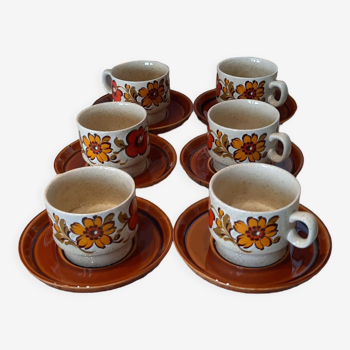 Weidmann porcelain coffee set 70s
