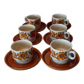 Service à café porcelaine Weidmann Années 70