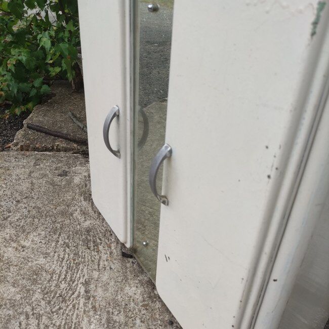 Toilet cabinet, metal pharmacy