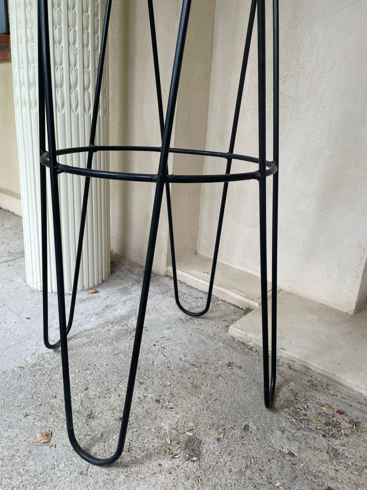 Coat rack attributed to Roger Ferraud (1890-1964) model "treble clef"