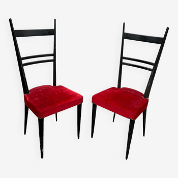 Pair of italian chairs 1950