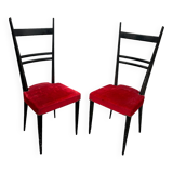 Pair of italian chairs 1950