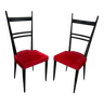Paire de chaises italiennes 1950