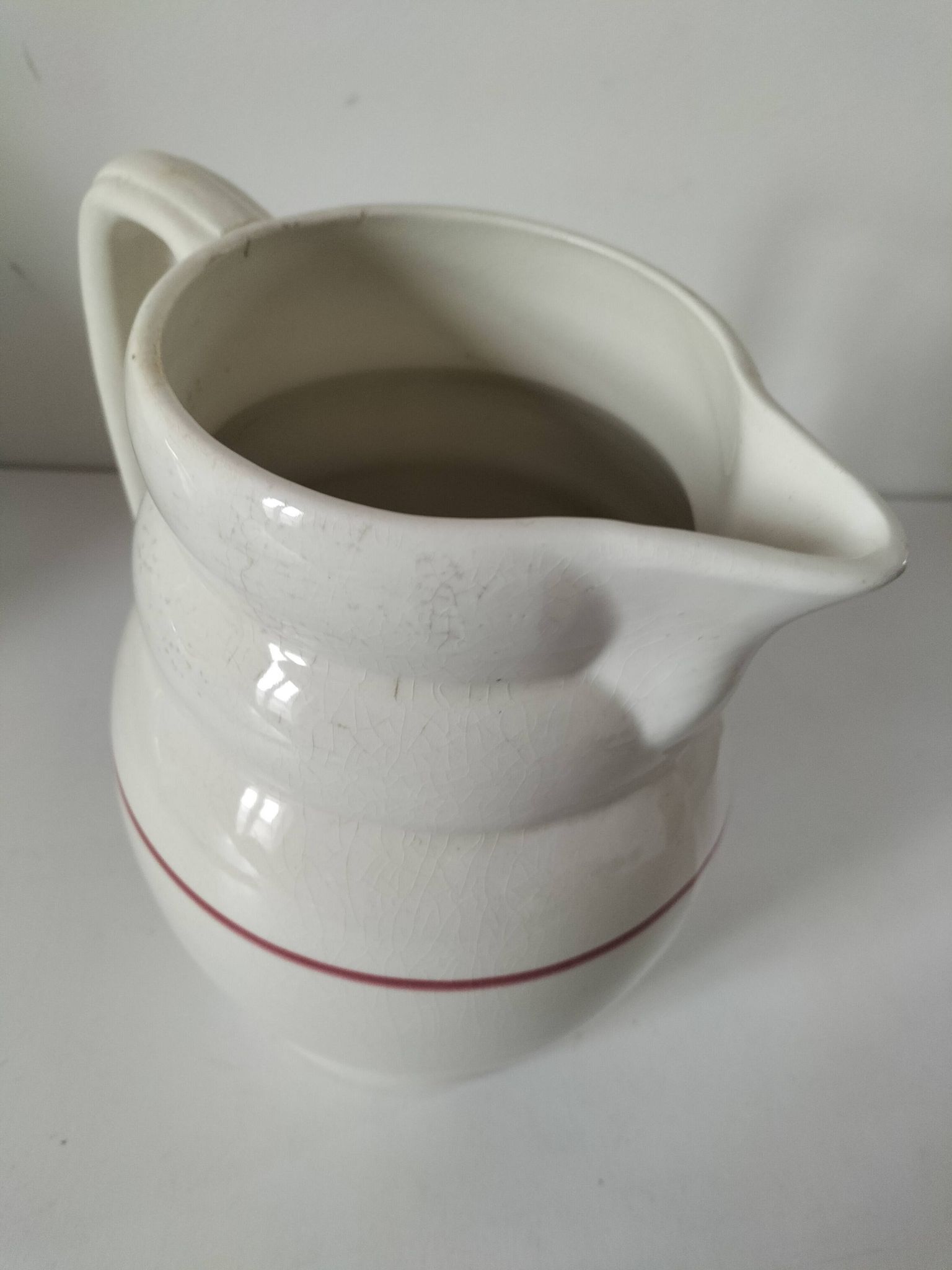 Large vintage Longchamp pitcher