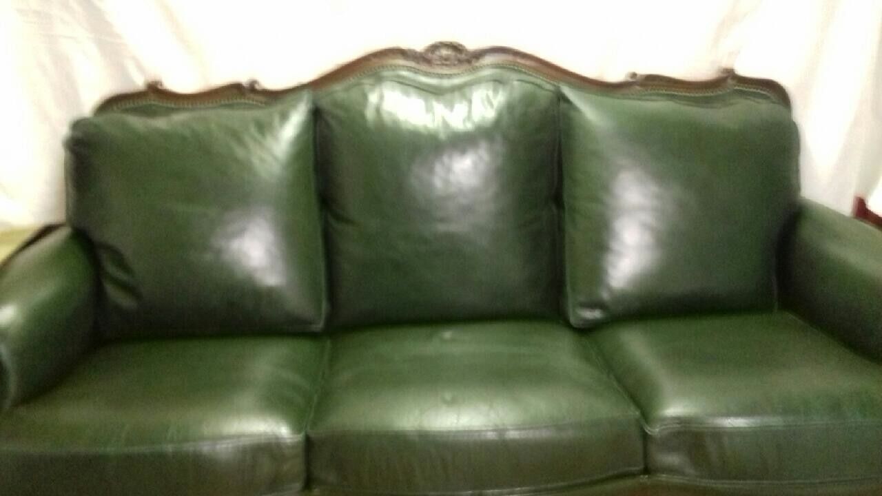 3 seater leather sofa