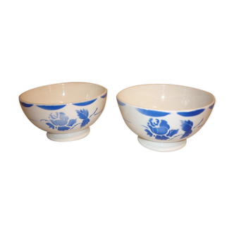 Set of 2 old ceramic bowls Mona de Gien