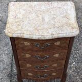 Paire chevet / chiffonnier Commode vintage style Louis XV