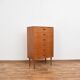 Commode suédoise en teck du milieu du siècle, années 1960.