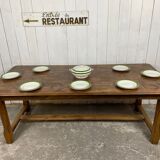 Walnut farmhouse table