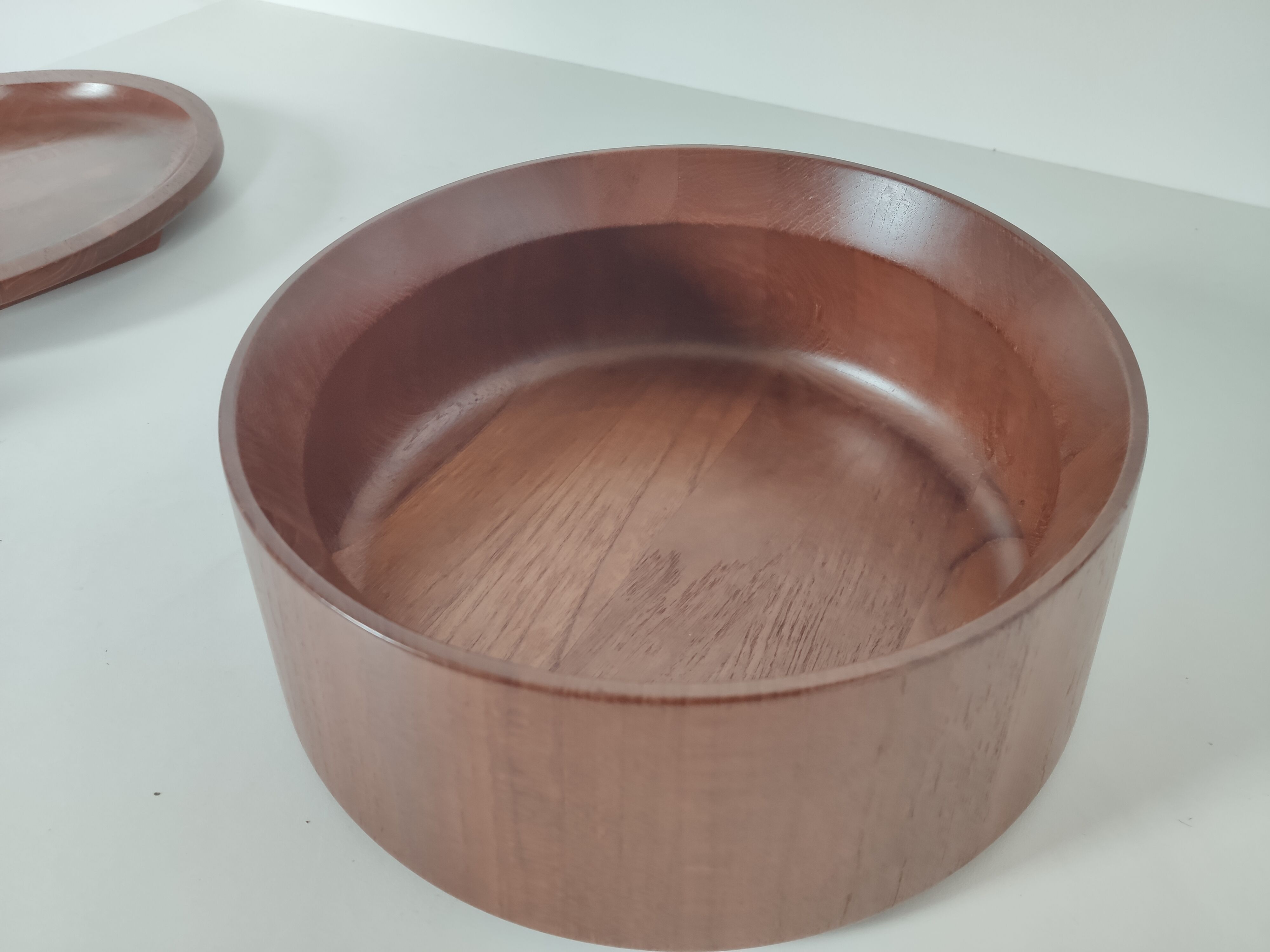 Cutting board & teak bowl by Jens Quistgaard, Denmark 1960