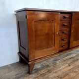 René Gabriel oak sideboard 1950 vintage design