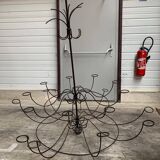 Large wrought iron chandelier