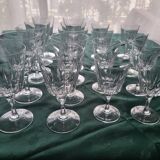 Arques crystal glassware service, Versailles pattern, France (set of 18)