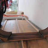 Hexagonal mirror in Scandinavian style