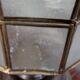 Brass and mother-of-pearl lamp. Lighthouse.