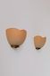 Vintage brass and orange glass wall sconces, France 1970.