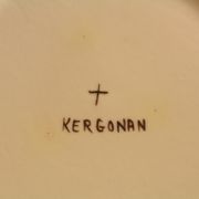 Ravier round Kergonan brittany ceramic René-Yves Creston