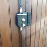 Double entrance door 227x142.2cm oak multi-point lock and its frame