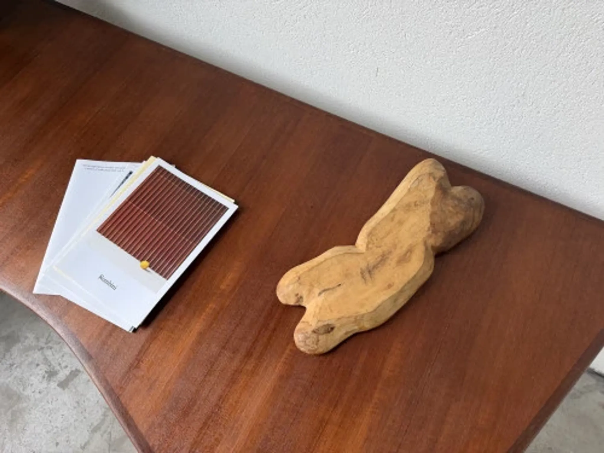 Olive wood dish, 1970s