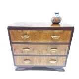 Commode art déco 1930 en noyer
