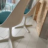 Set of 2 vintage arkana maurice burke tulip chairs