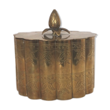 Art nouveau brass box