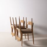4x Niels Møller Dining Chairs Model 75 in Oak, 1960s Denmark