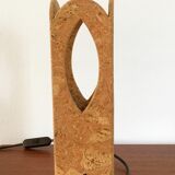 Vintage cork lamp 70s